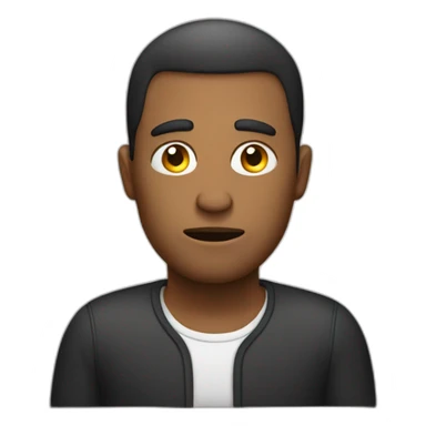 shoked man behind car wheel sticker