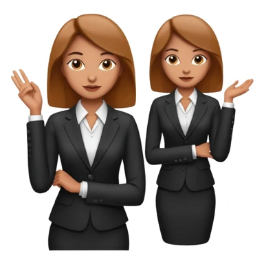 LAdy Boss, different pose sticker