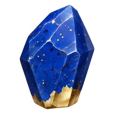 raw lapis crystal sticker