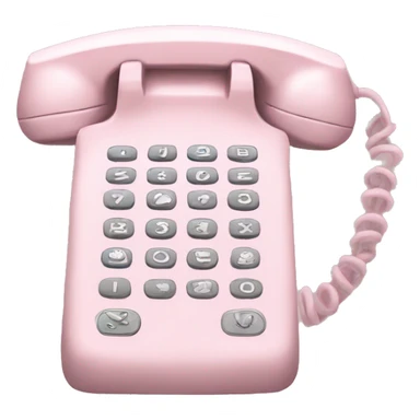 pale pink phone sticker