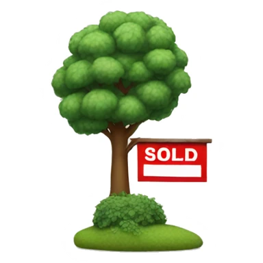 Sold sign  sticker
