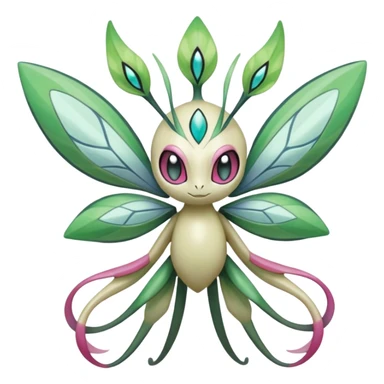 Meloetta-Palkia-Celebi-Pokémon-Fakémon-fusion-hybrid-creature sticker