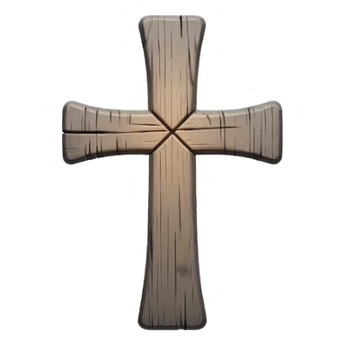 Cross ash wednesday  sticker