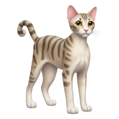 Serengeti Cat Breed Full Body sticker