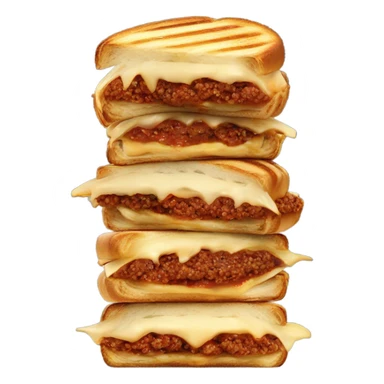 one panini Bolognese with cheese  sticker