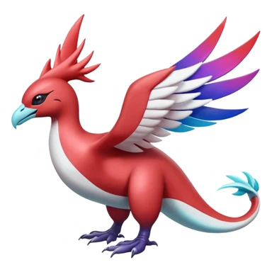 Yveltal-Lugia-Latias-Fakémon-hybrid-creature (full body)  sticker