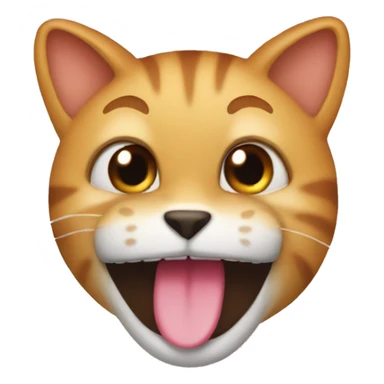 emoji mewing sticker