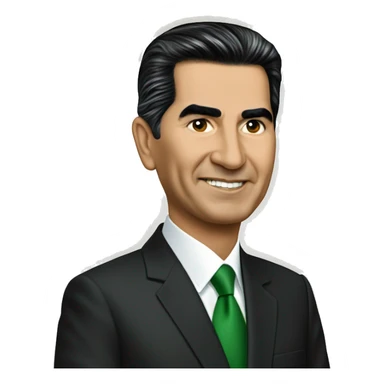 Gurbanguly Berdimuhamedow president Turkmenistan sticker