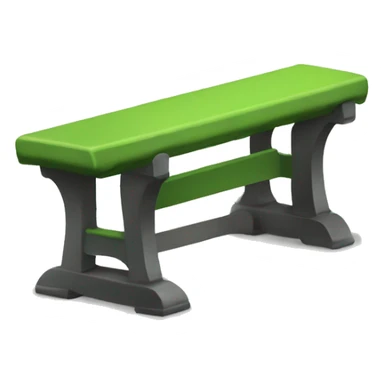 lime green bench sticker