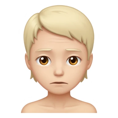 hair thin feeling bad sticker