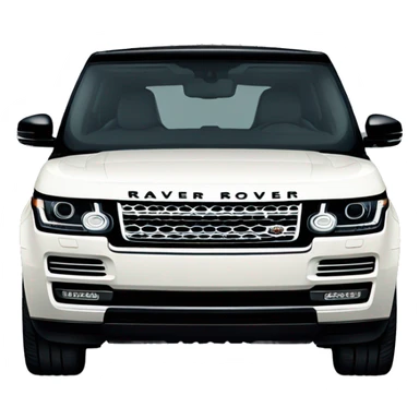 Black Range Rover  sticker