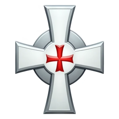 Templar cross sticker