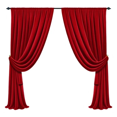 backdrop curtain sticker