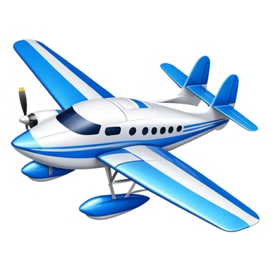 Multi engine on wings seaplane  sticker