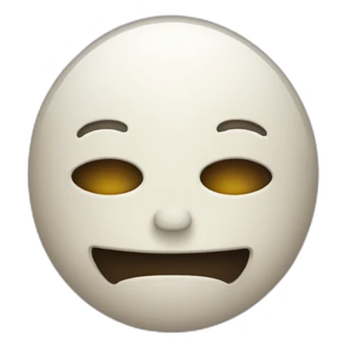 happy dead face sticker