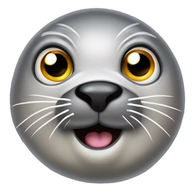 Seal with big and ྀིྀི eyes sticker