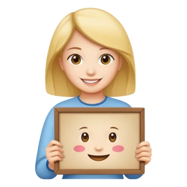 Голая девушка держит табличку с надписью Panchan sticker