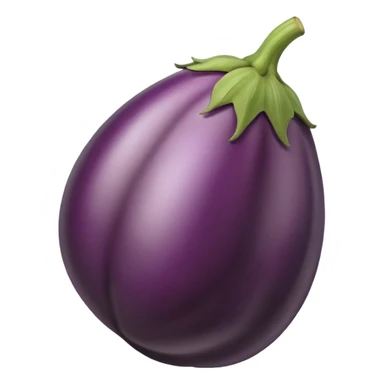 Carmel color eggplant sticker
