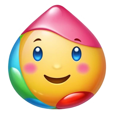 gum drop adel emji sticker