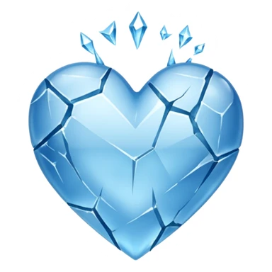 Corazon de hielo sticker