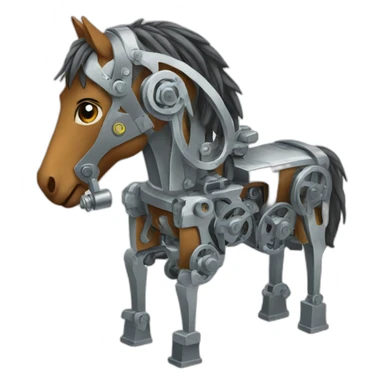 Mechanical Engineering horse sticker