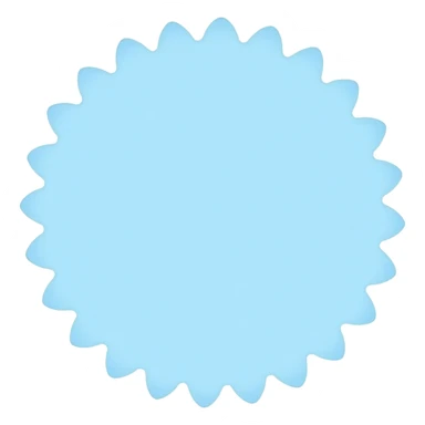 pastel blue bullet journal dot sticker