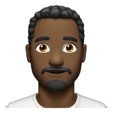 White and black men hugh sticker