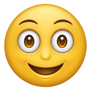 Un emoji con los ojos grandes sticker