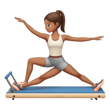  Girl doing pilates sticker