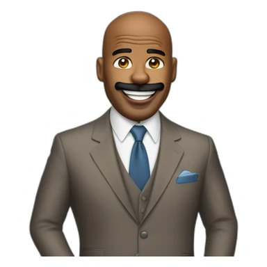 Steve Harvey in a cat costume sticker