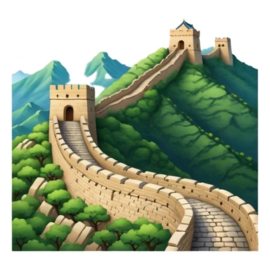 Great wall of China sticker