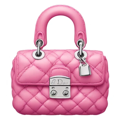 Pink mini miss Dior bag sticker