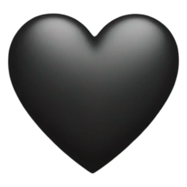 black heart sticker