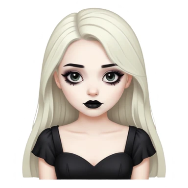 Mad goth girl sticker