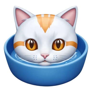 A water bowl for cats sticker