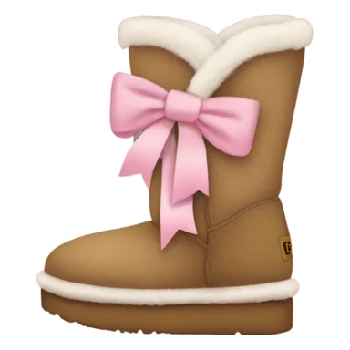 Uggs with bows sticker