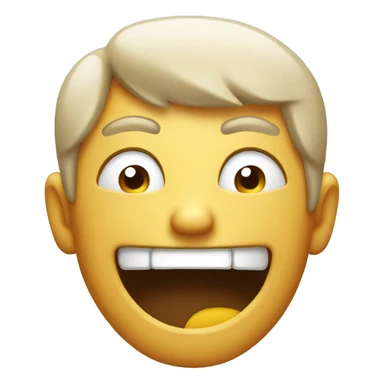 annoyed but laughing face sticker