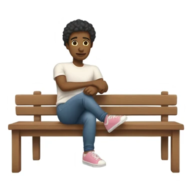 Kicking your feet blushing sticker