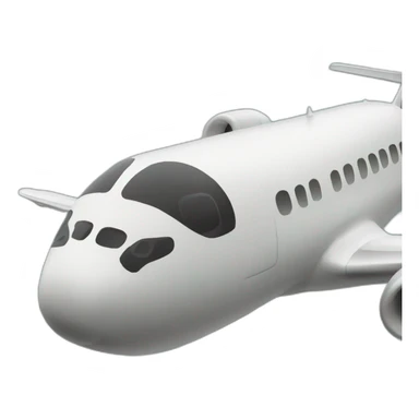 Deux vaches sur un avion sticker