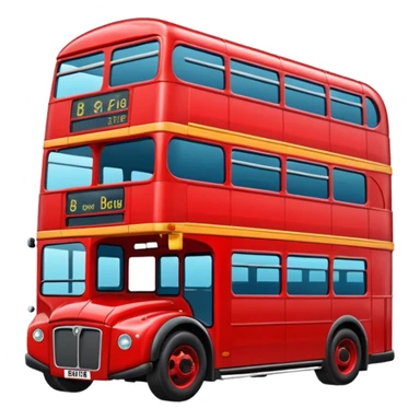 London red bus sticker