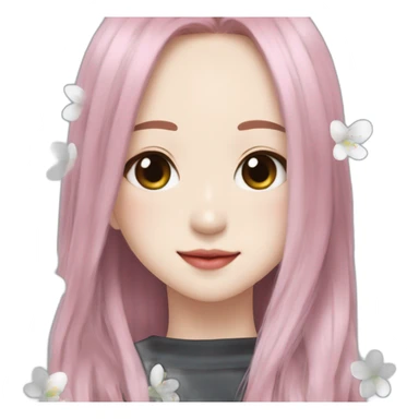 Blackpink Jisoo in snowdrop l’étala sticker