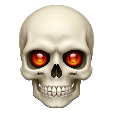 Uma caveira sigma falando palavrão sticker