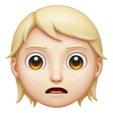 profile view emoji with eyes popping out of head sticker