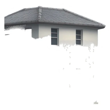 Clock ticking on the roof sticker