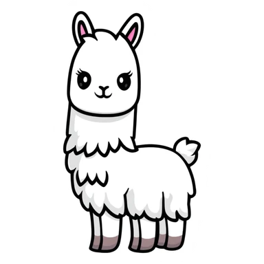 Minecraft llama sticker