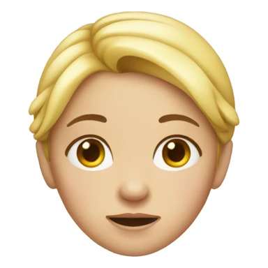 girl with a pimple sticker