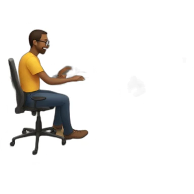 remote working sticker