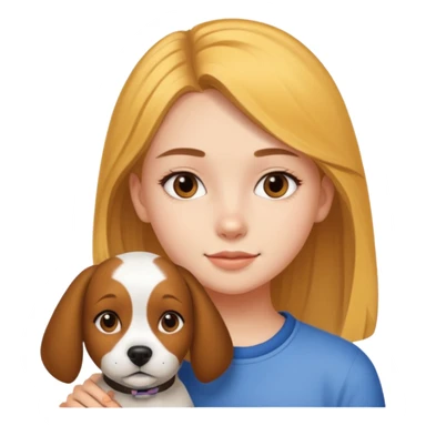 Một cái tầm 15 tuổi xinh đẹp như thiên thần và người yêu chó sticker