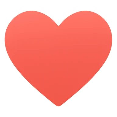 colored heart icon sticker