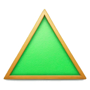 green triangle for kpis sticker